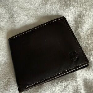 Timberland Men's Dark Brown Leather Wallet